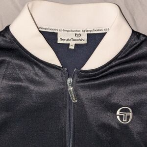 Sergio Tacchini vest XL navy blue
